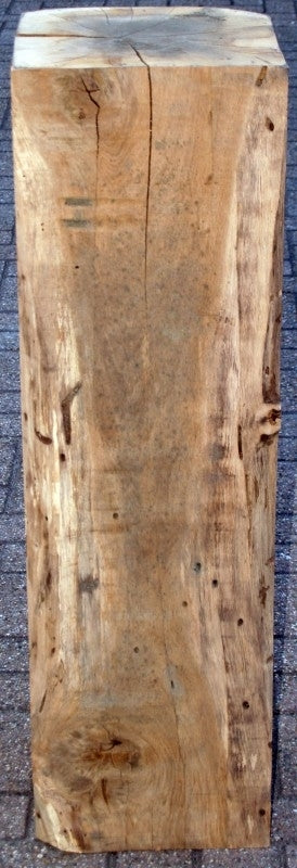Solid oak base 25x25x100cm