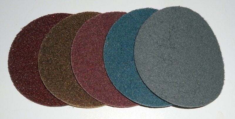Polishing / Sanding Disc with Velcro 115mm Set of 4 Extra Coarse to Super Fine