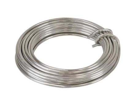Fixing wire aluminium 4.55 mm per roll of 5 metres
